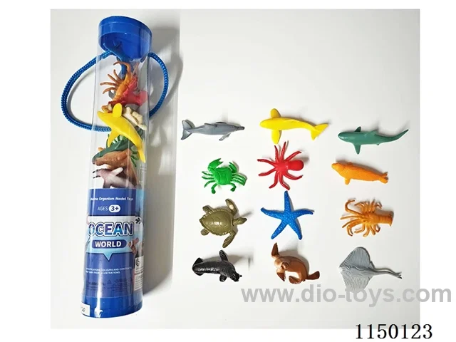 Solid Sea Animals Set