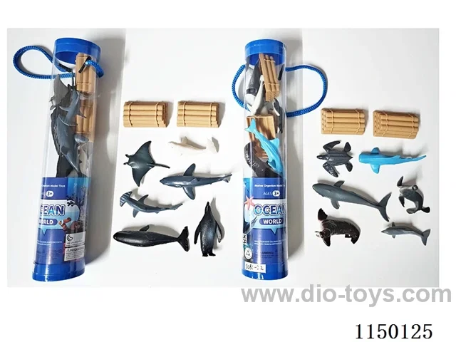 Solid Sea Animals Set (2 Mixed)