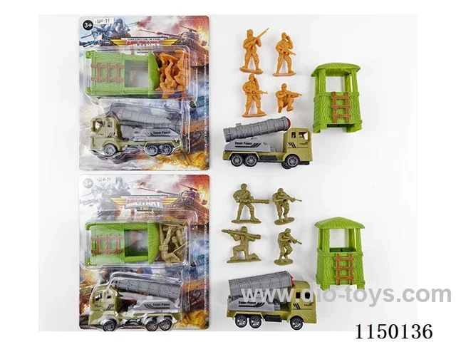 Military pull back Missile Vehicle Set (2 Mixed)