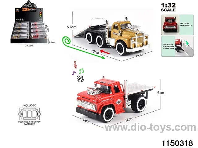 1:32 alloy pull back car