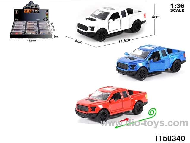 1:36 alloy pull back car