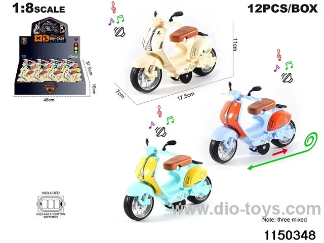 1:8 alloy pull back car