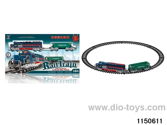 Electric track with light train sound