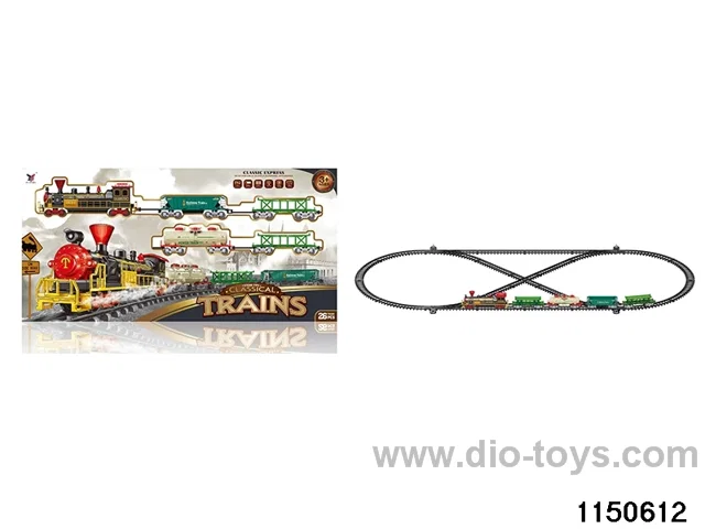 Electric track with light train sound