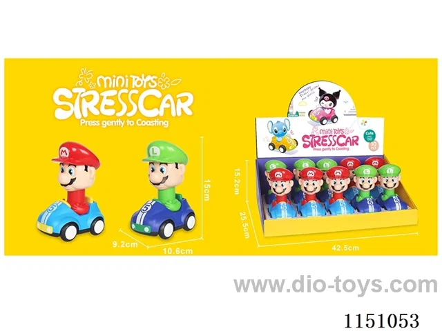 4-wheel inertia pressure car 10PCS
