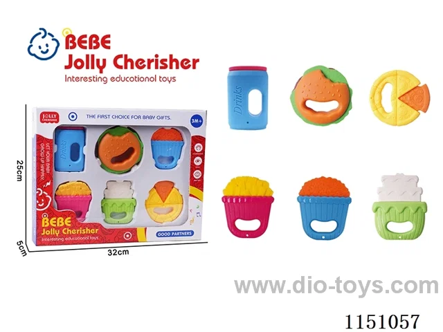 6-Piece Baby Teether Set