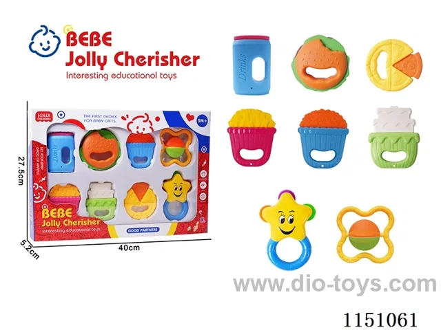 8-Piece Baby Teether Set