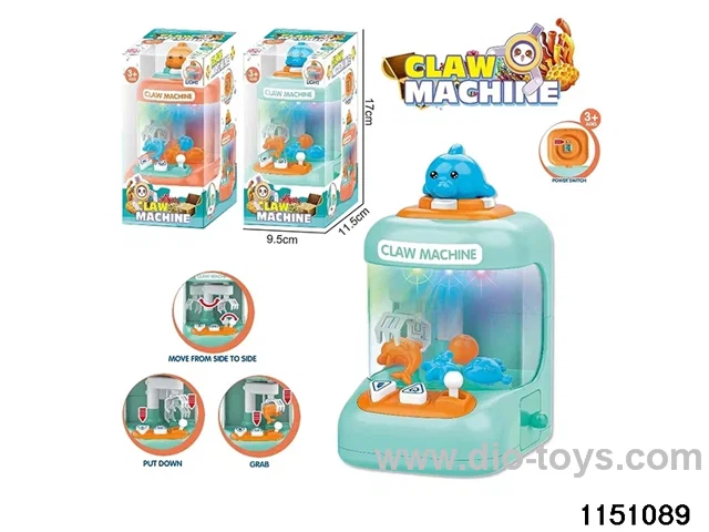Lighted dolphin crane machine
