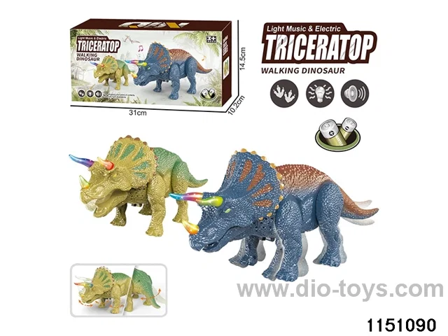 Electric Triceratops Dinosaur