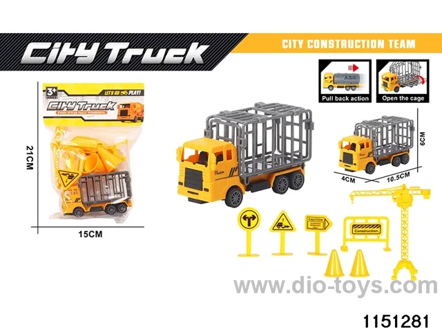 Pull Back Construction Vehicle Set