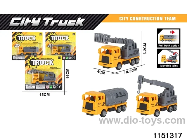 Pull Back Construction Vehicle Set