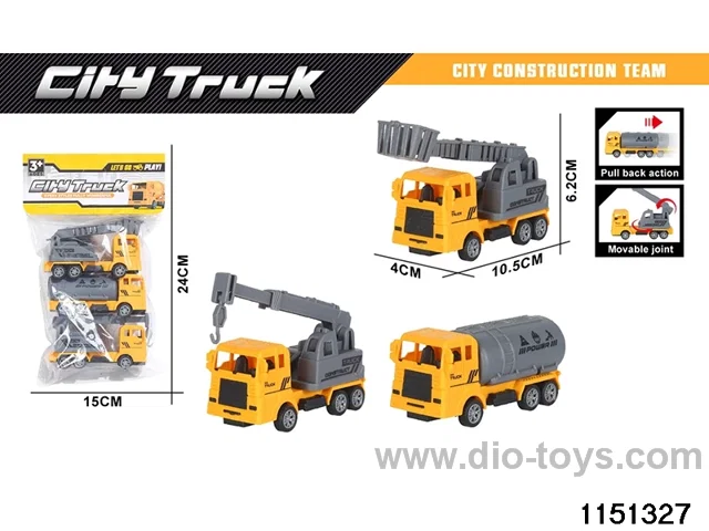 Pull Back Construction Vehicle Set