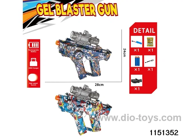 Electric water ballistic gun
