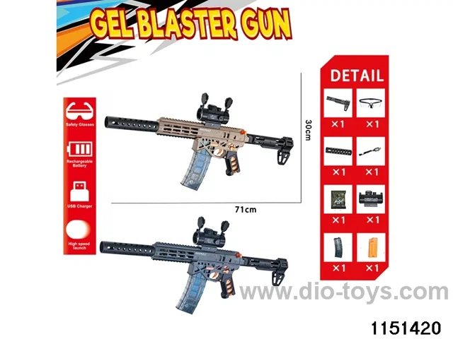 Electric water ballistic gun