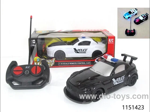 1:18 4 ch rc car with light/not include battery