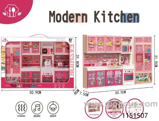 Kitchen set in window box