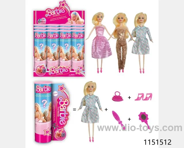12pcs 11.5 inch doll with light/music，3 asstd