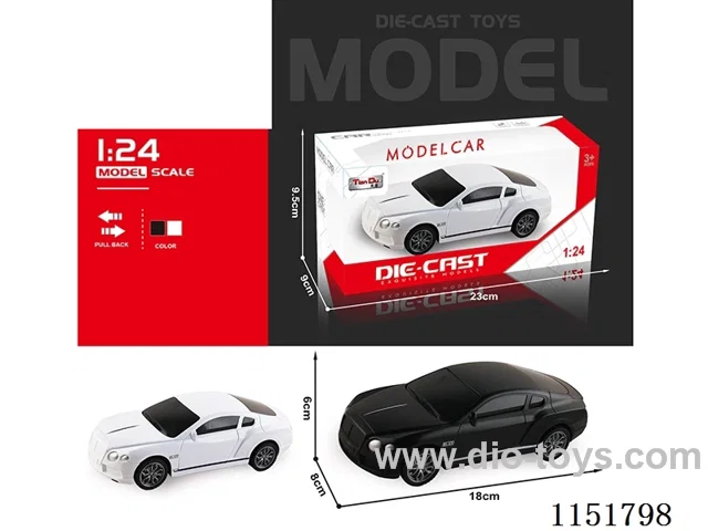 1:24 Pull Back Alloy Car