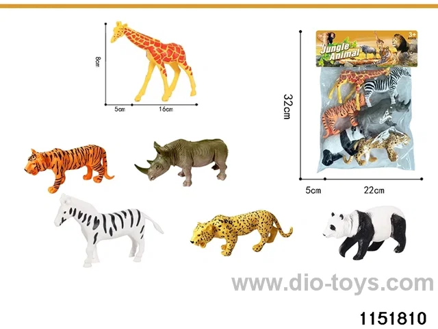 wild animal（6pcs）