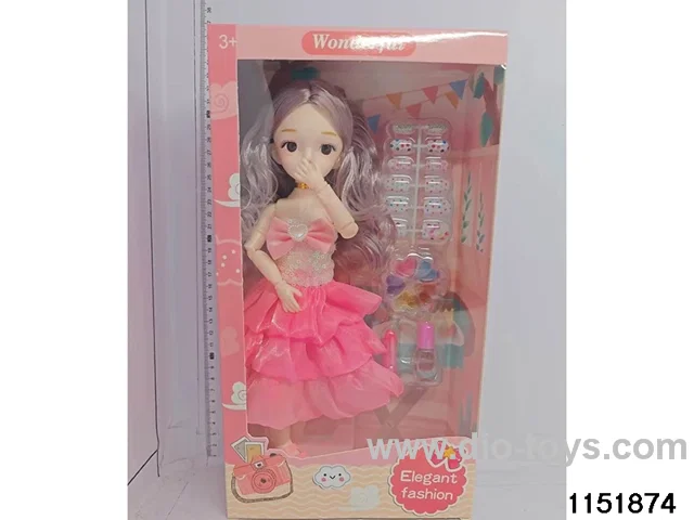 12 inch 26 jointed doll