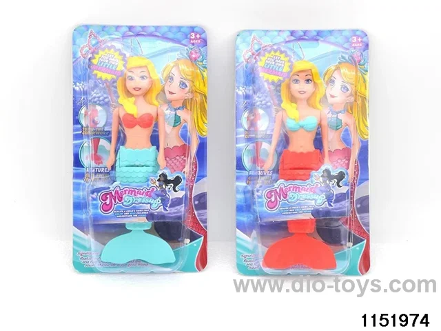uplinked swimming mermaid
