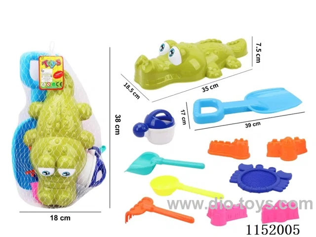 Crocodile Beach Toys 11PCS