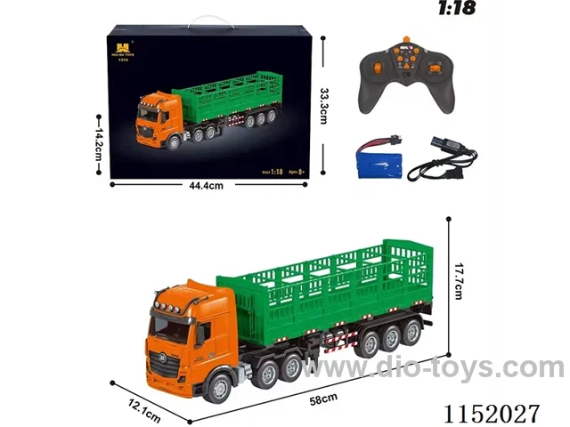 1:18 9ch rc alloy High-bay trailer