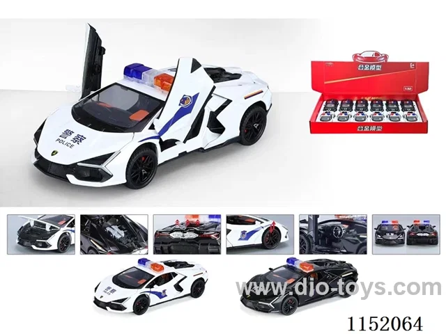pull back alloy car W L/M 2 colors mixed