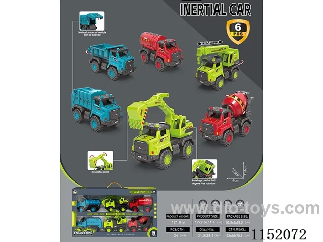 Inertia Engineering Vehicle 6pcs/box