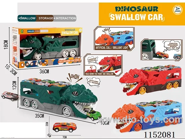 Dinosaur Swallowing Vehicle