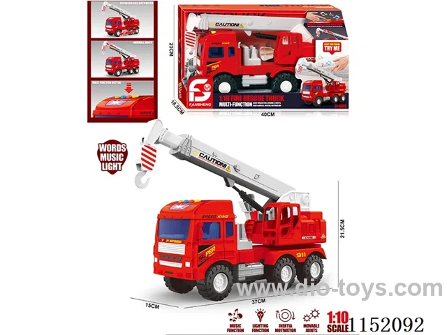 Oversized Story Inertia Fire Truck