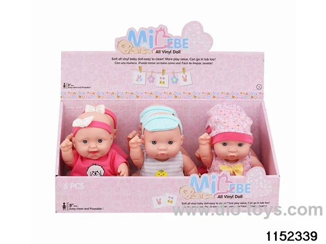 8-inch dolls with enamel