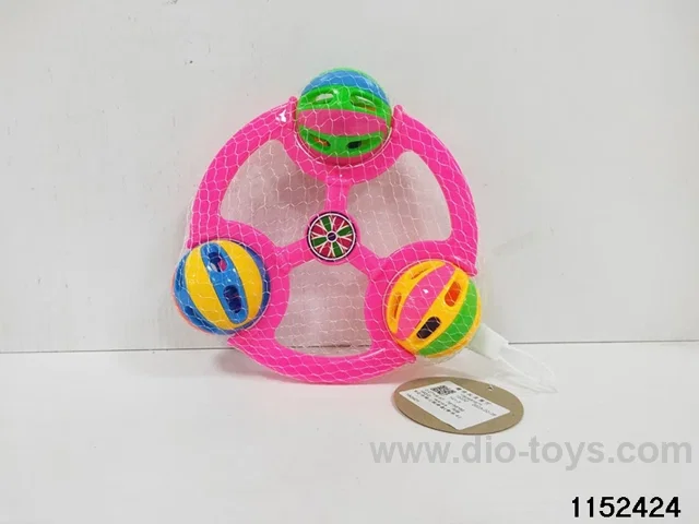 6cm ball with three bells disc