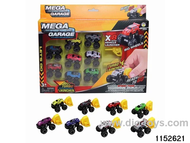 Big wheel catapult car(8pcs)