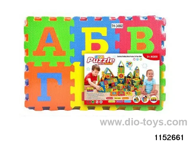 EVA Russian and digital puzzle 36pcs