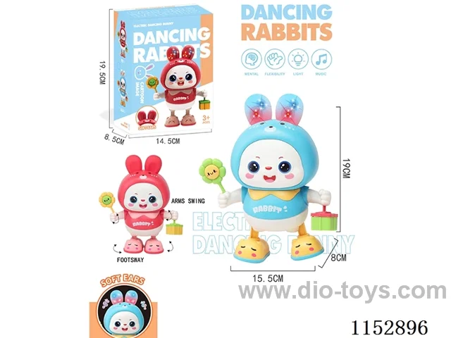 B/O rabbit W L/M not included battery 2 colors mixed