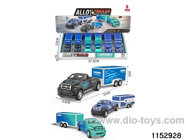 Container trailer combination