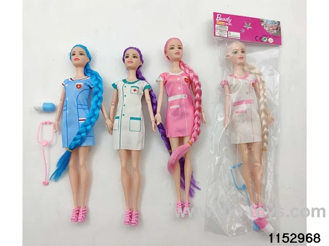 11 inch 9 joint Barbie doll set