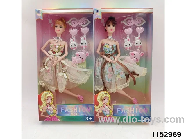 11 inch 11 joint Barbie doll set