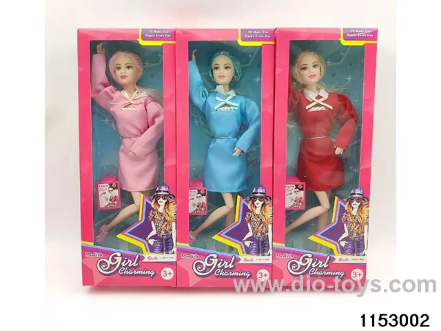 11 inch 11 joint Barbie doll set