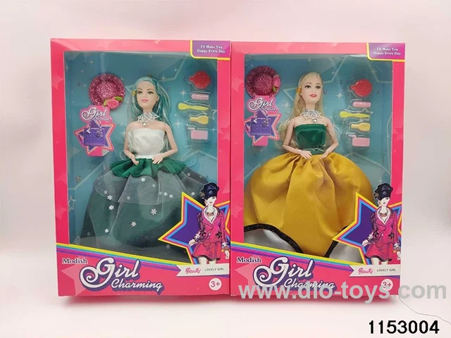 11 inch 9 joint Barbie doll set