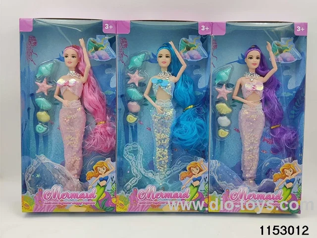 11 inch 9 joint Barbie doll set