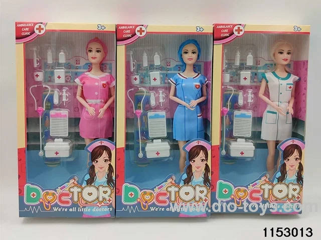11 inch 9 joint Barbie doll set