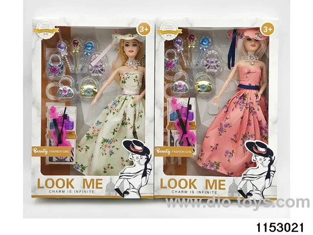 11 inch 9 joint Barbie doll set