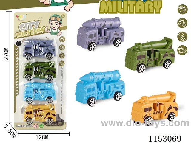pull back car set 4PCS