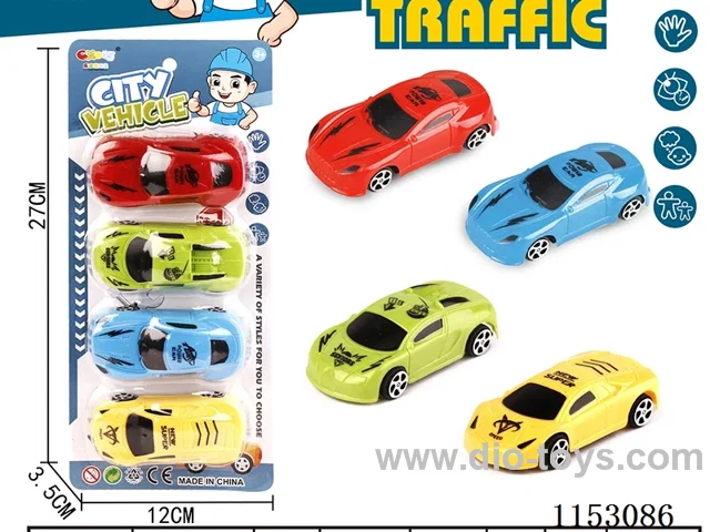 pull back car set 4PCS