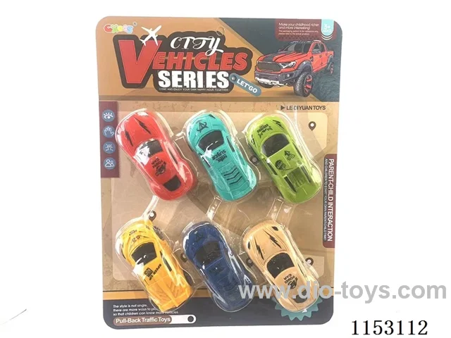 pull back car set 6PCS