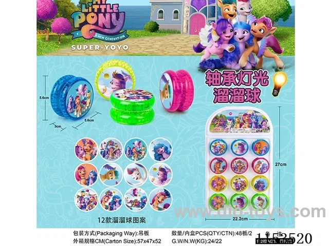 Pony Paulie bearing lighted yo-yo 12PCS