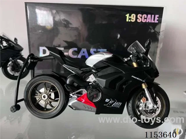 1:9 Scooter Alloy Black Motorcycle Gift Box Version