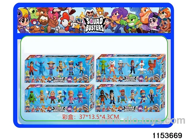 3.5 inch Burst Squad Figurine Set